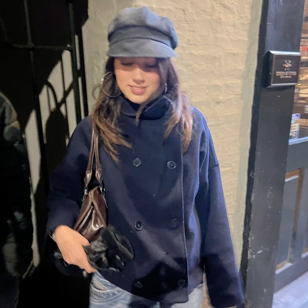 The Mikayla Pea Coat - Ash