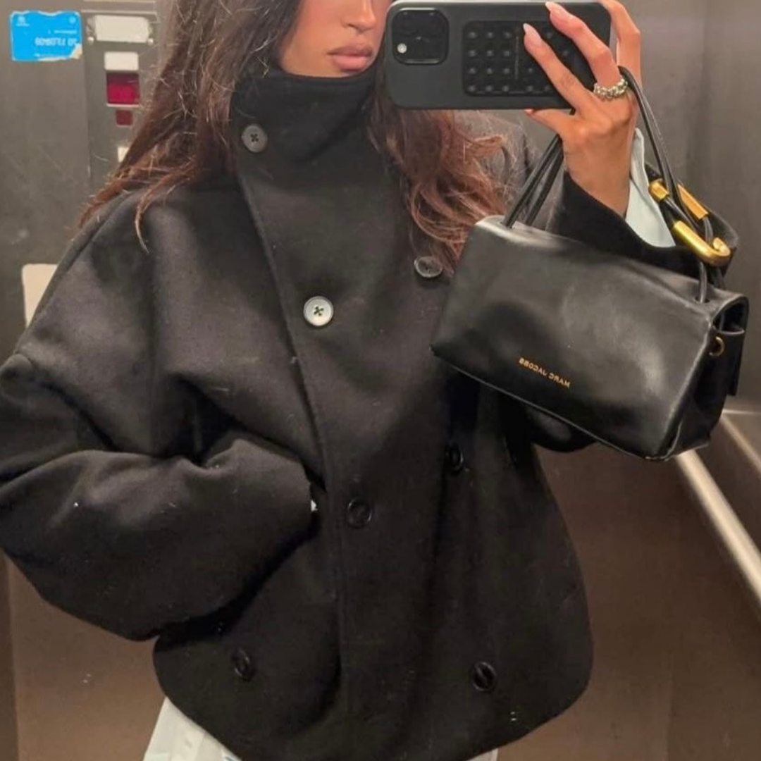 The Mikayla Pea Coat - Ash