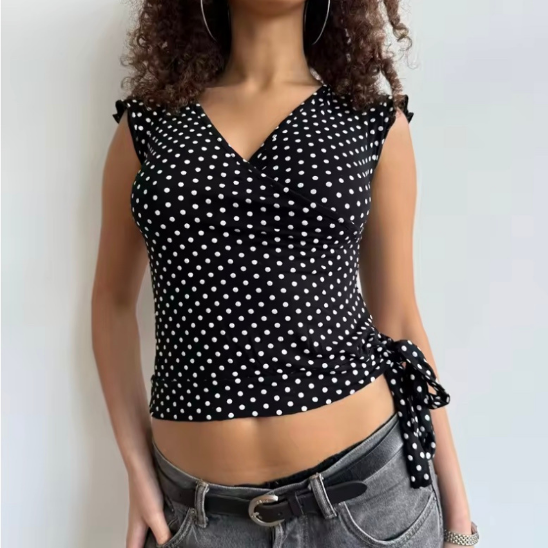 The Evelyn top - Chocolate