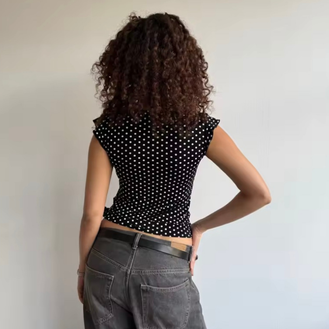 The Evelyn top - Chocolate