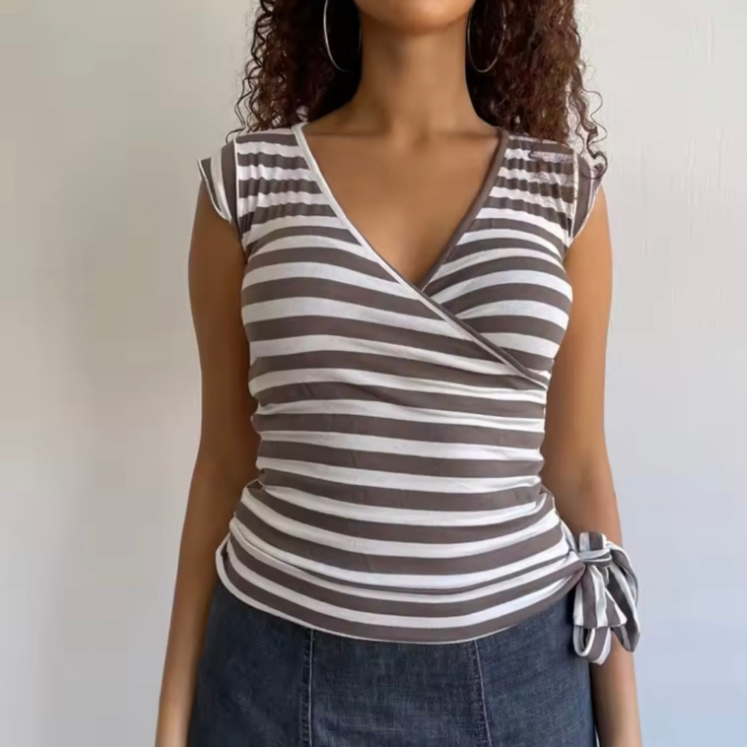 The Evelyn top - Chocolate