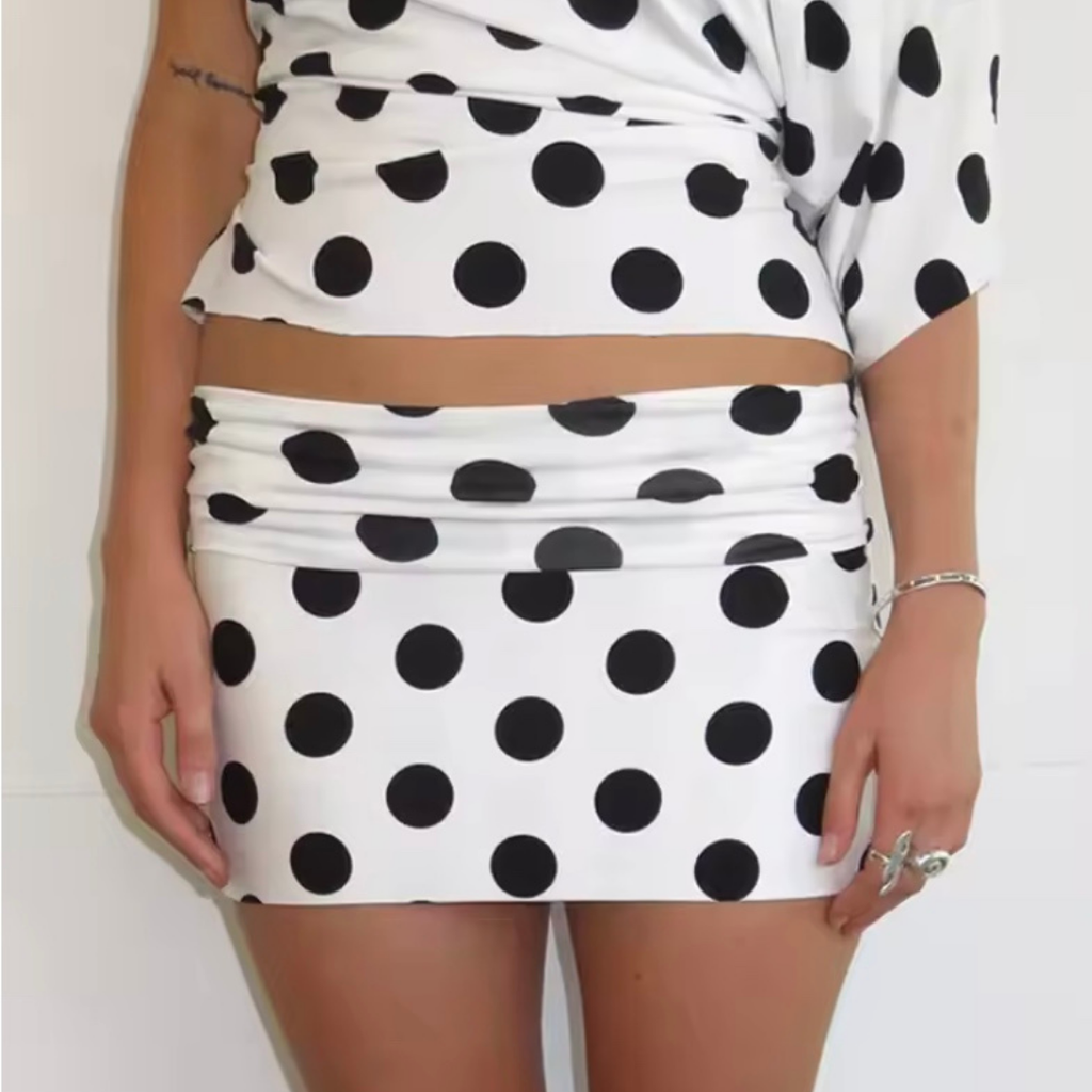The Honey Dot mini skirt