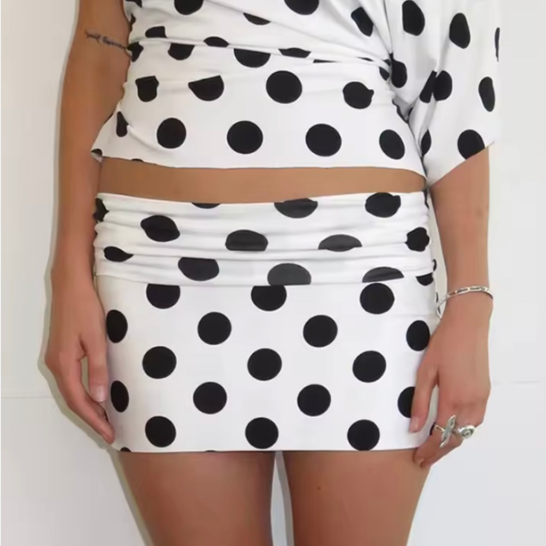 The Honey Dot mini skirt